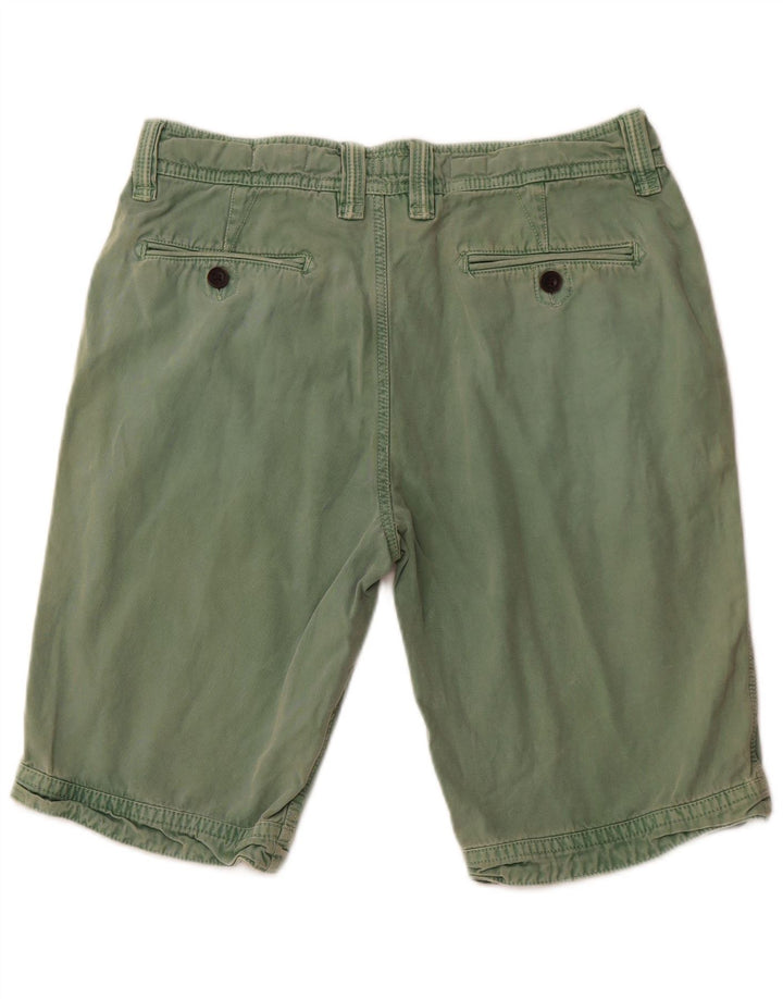 FAT FACE Pantalones cortos chinos para hombre W34 Algodón verde grande