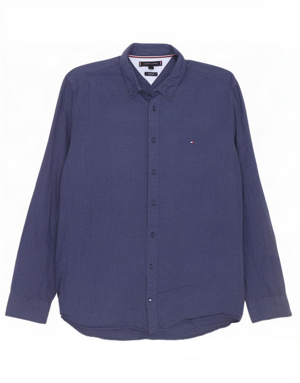 Camisa Tommy Hilfiger Hombre Regular Fit XL Algodón Azul Marino