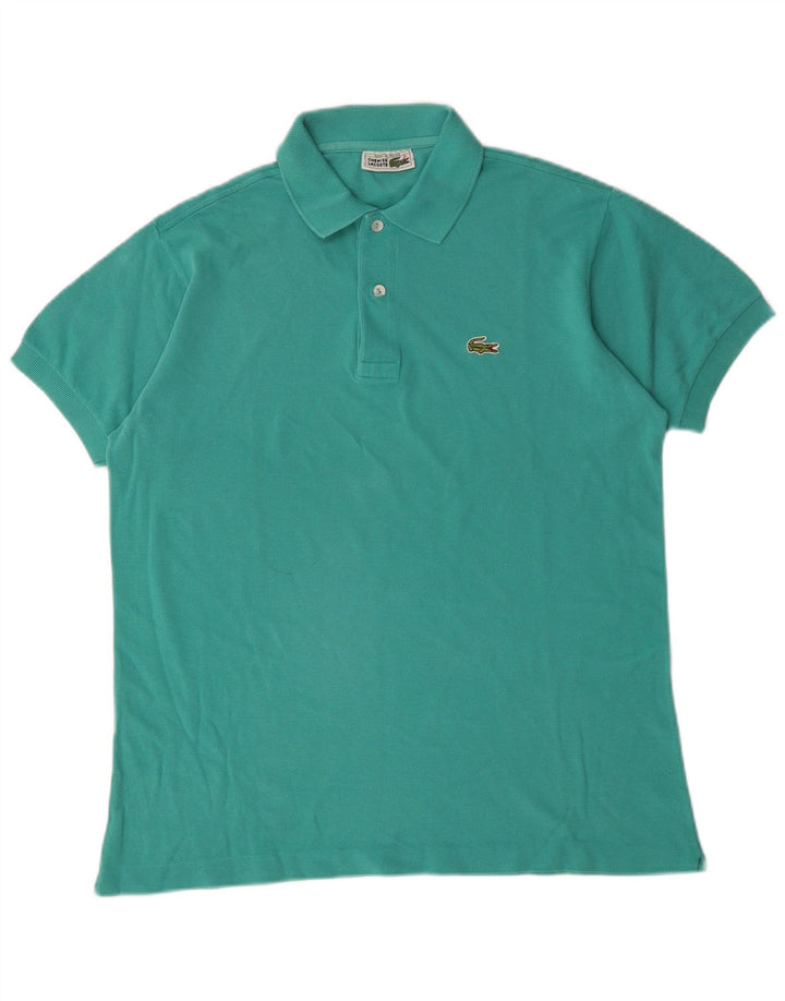 Polo Lacoste para hombre talla 4 mediano algodón turquesa