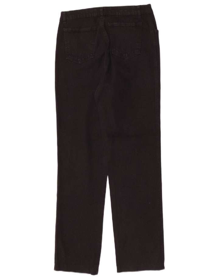 Vaqueros rectos para mujer Bianca Maria Caselli W28 L31 Negro