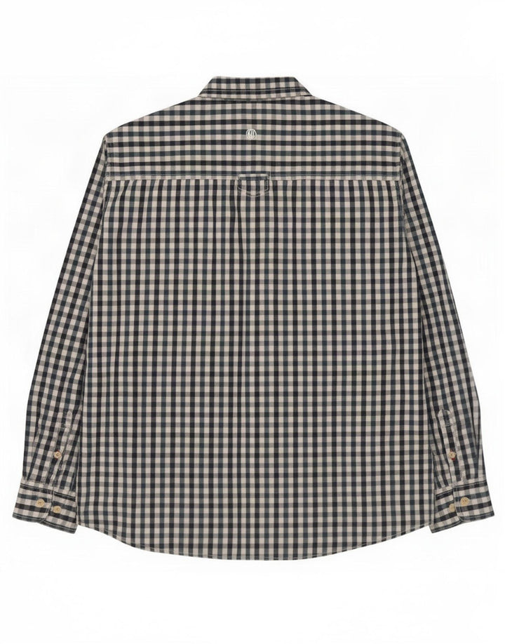 Camisa de hombre Fat Face XL Algodón a cuadros verde