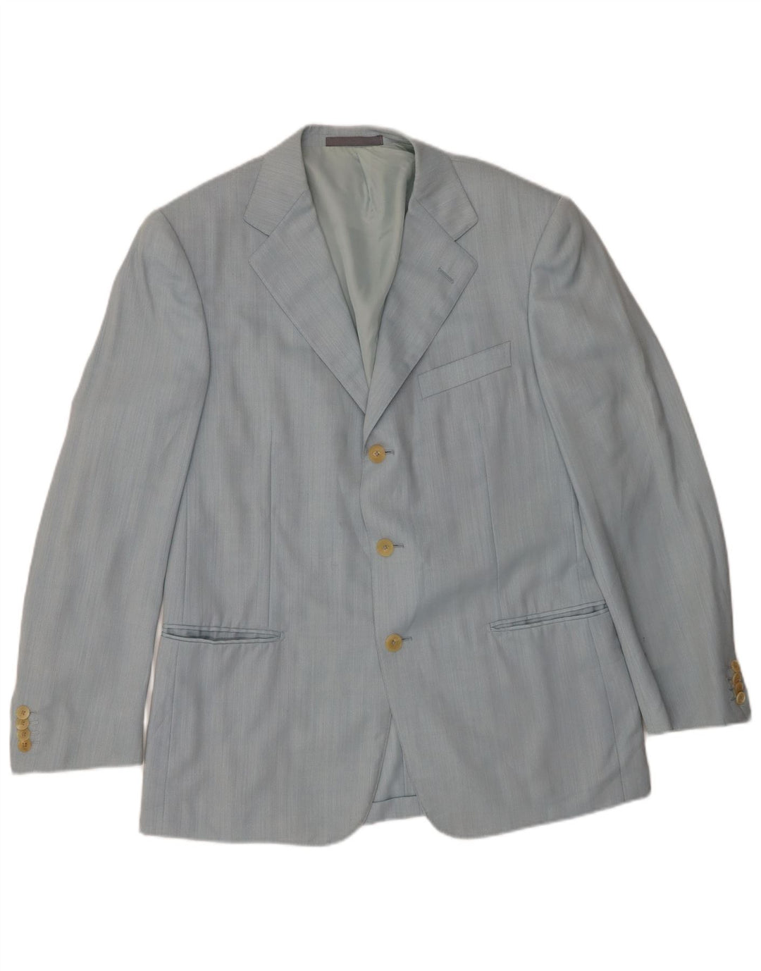 Ermenegildo Zegna Chaqueta tipo blazer de 3 botones para hombre IT 50 Lana azul grande
