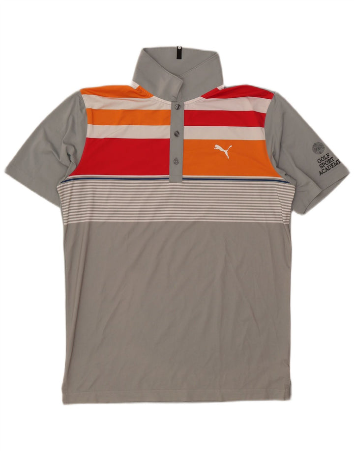 PUMA Polo con gráfico de golf para hombre en color gris medio