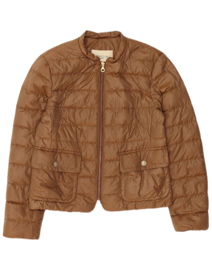 SIVIGLIA Chaqueta Acolchada Mujer IT 40 Small Marrón Poliamida