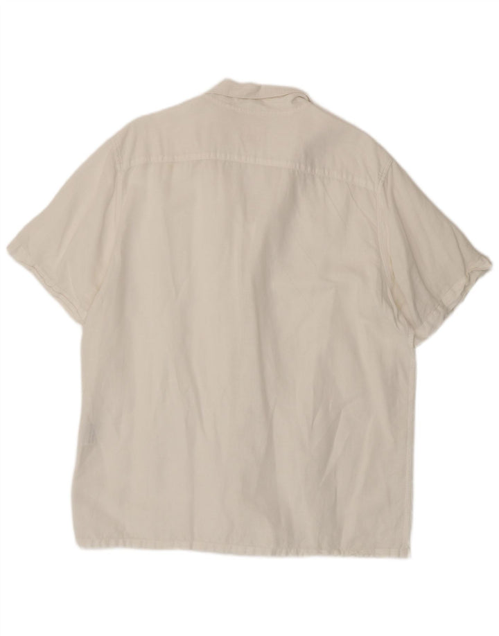 Levi's Camisa De Manga Corta Para Hombre Grande Blanca