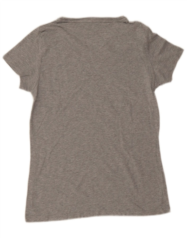 Gant Camiseta gráfica para hombre Top Small de algodón moteado en gris