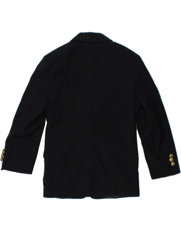NAUTICA Boys 2 Button Blazer Jacket 7-8 Years Black Polyester Vintage Nautica and Second-Hand Nautica from Messina Hembry 
