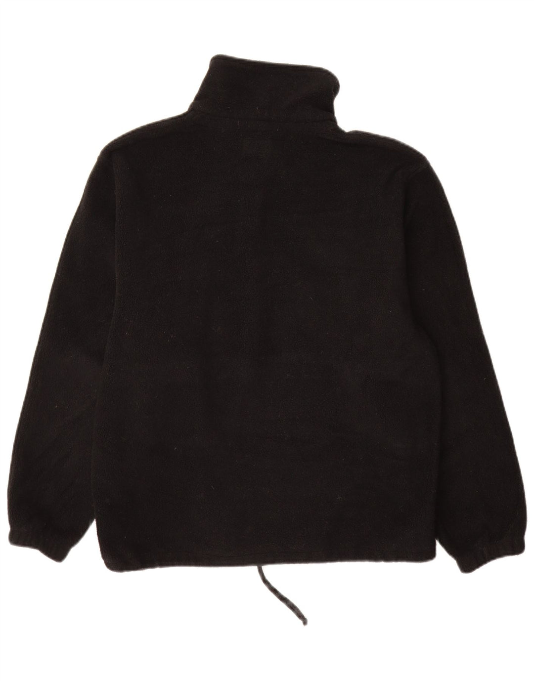 Aesse Hombre Jersey De Forro Polar Con Cremallera Y Cuello Mediano Poliéster Negro