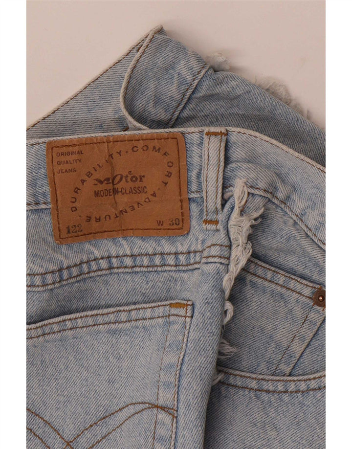 Shorts vaqueros vintage para mujer W30 Azul medio