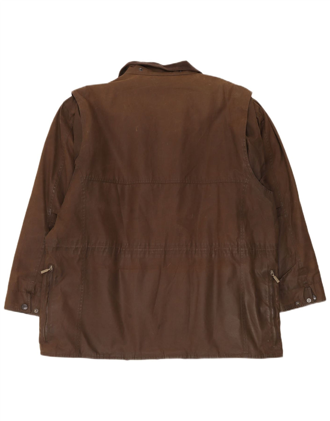 BARBOUR Chaqueta holgada de algodón encerado para hombre UK 42 XL Poliuretano marrón