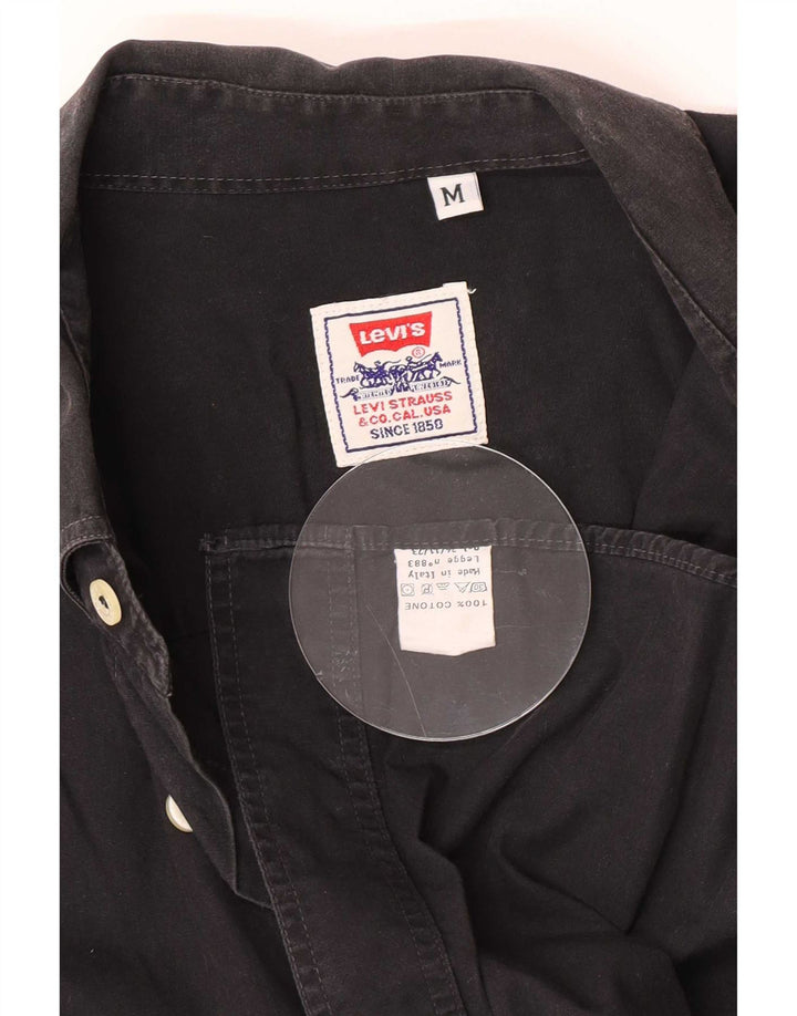 Camisa Levi's Hombre Mediana Algodón Negro