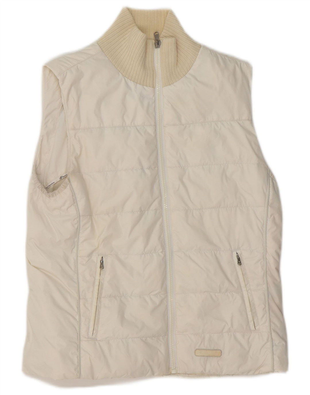 CHAMPION Chaleco acolchado para mujer UK 10 Small White