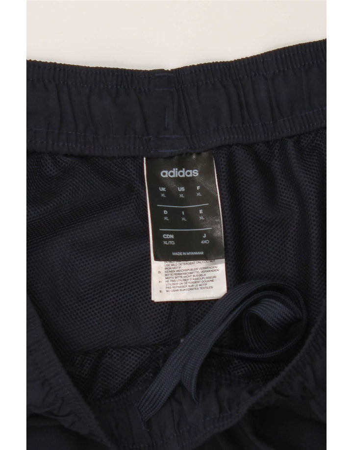 Adidas Pantalones cortos deportivos para hombre XL Azul marino Poliéster