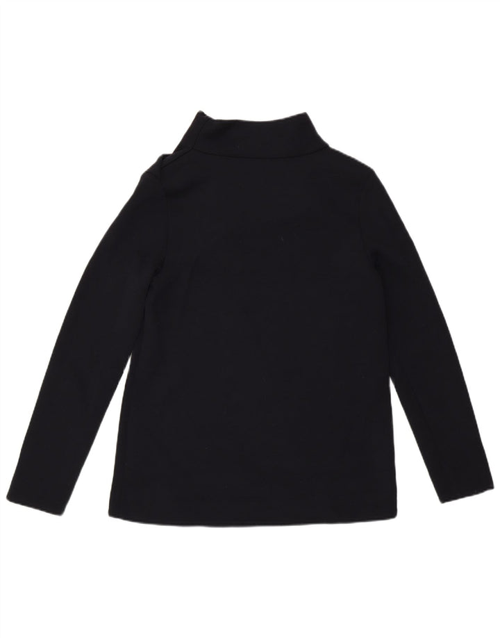 Cos Top para mujer manga larga UK 6 XS Azul marino Poliéster