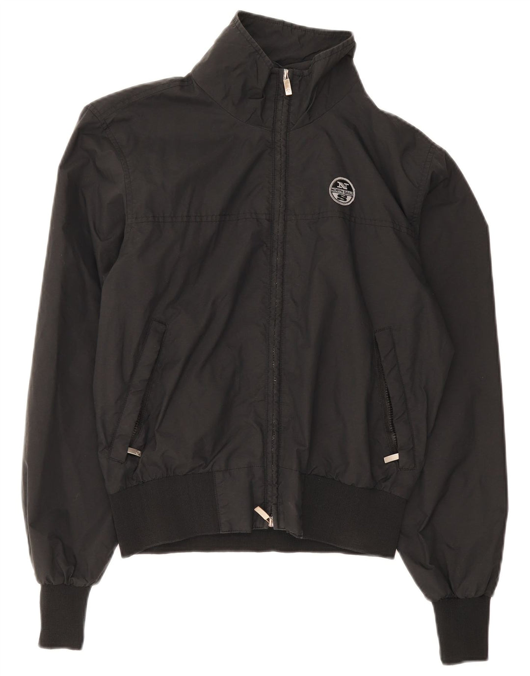 North Sails Chaqueta impermeable para hombre UK 36 Small Poliamida negra