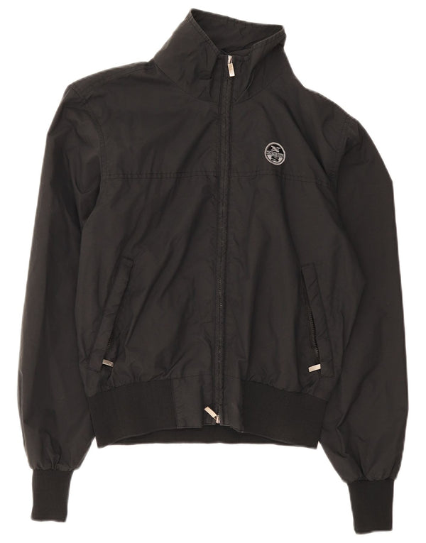 North Sails Chaqueta impermeable para hombre UK 36 Small Poliamida negra