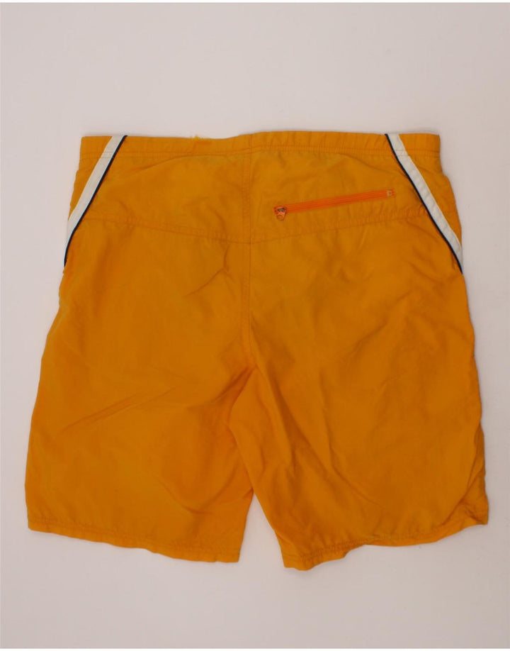 NIKE Boys Graphic Sport Shorts 12-13 Years Large Orange Vintage Nike and Second-Hand Nike from Messina Hembry 
