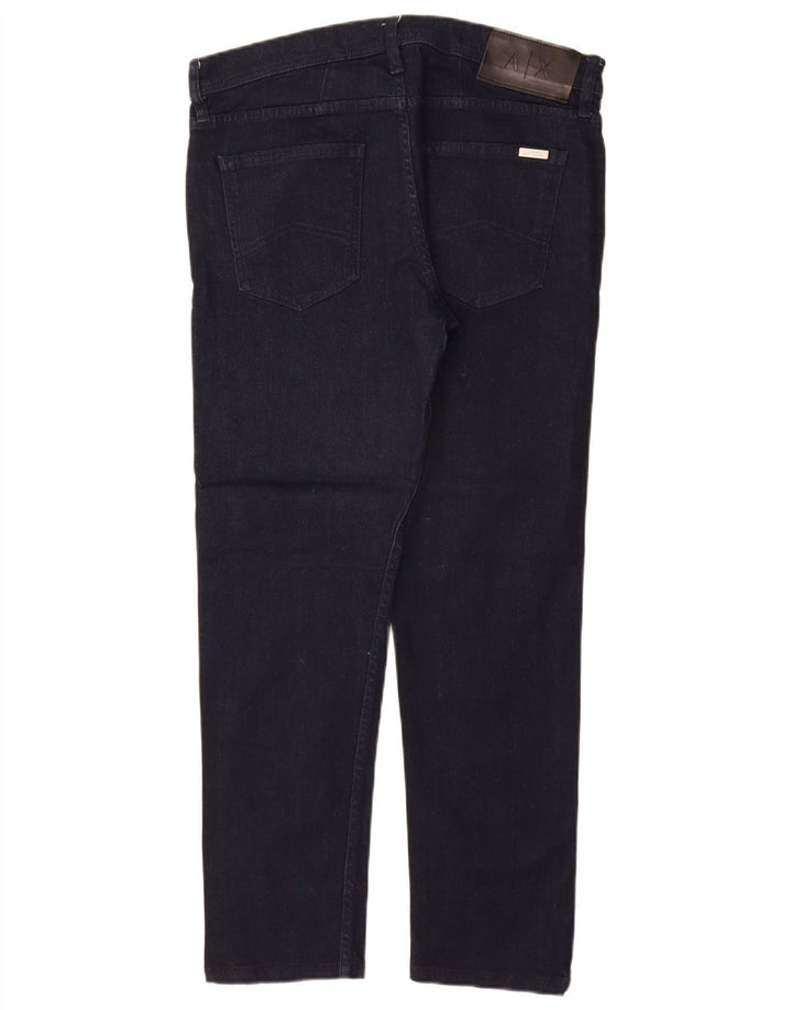 ARMANI EXCHANGE Vaqueros Rectos Mujer W33 L29 Azul Marino