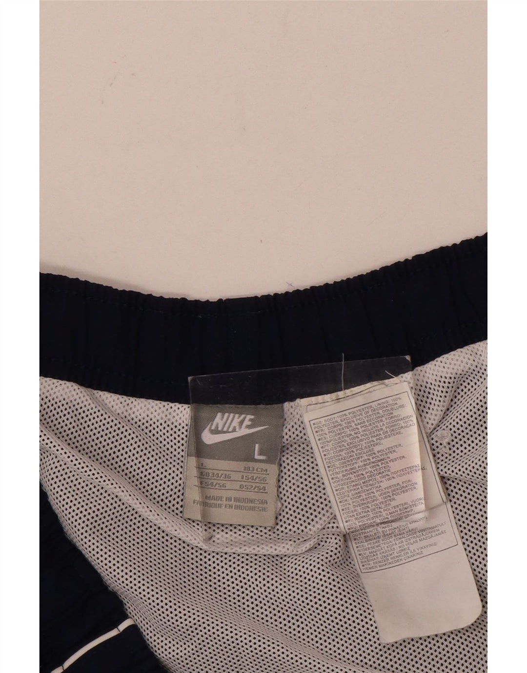 Nike - Pantalones cortos deportivos para hombre, talla grande, poliéster, color azul marino