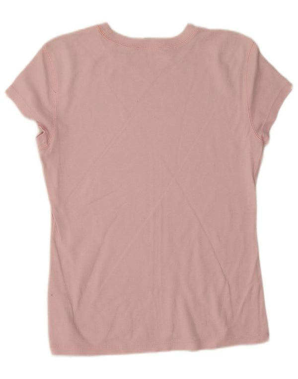 Tommy Hilfiger Camiseta para mujer Top UK 14 Large Pink Cotton