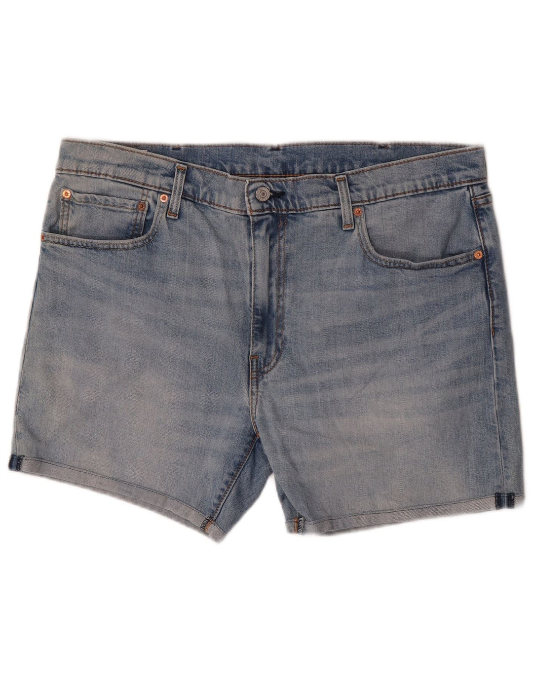 Levi's Mens 412 Shorts De Mezclilla W38 XL Algodón Azul