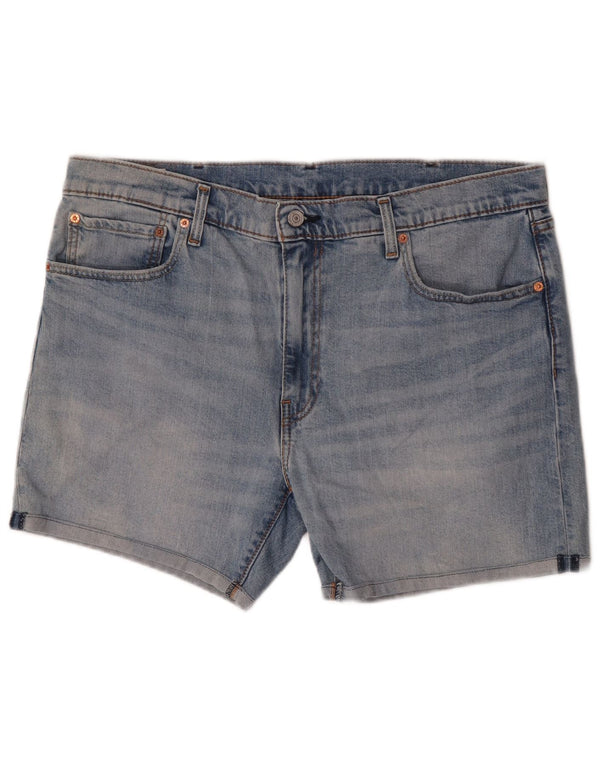 Levi's Mens 412 Shorts De Mezclilla W38 XL Algodón Azul