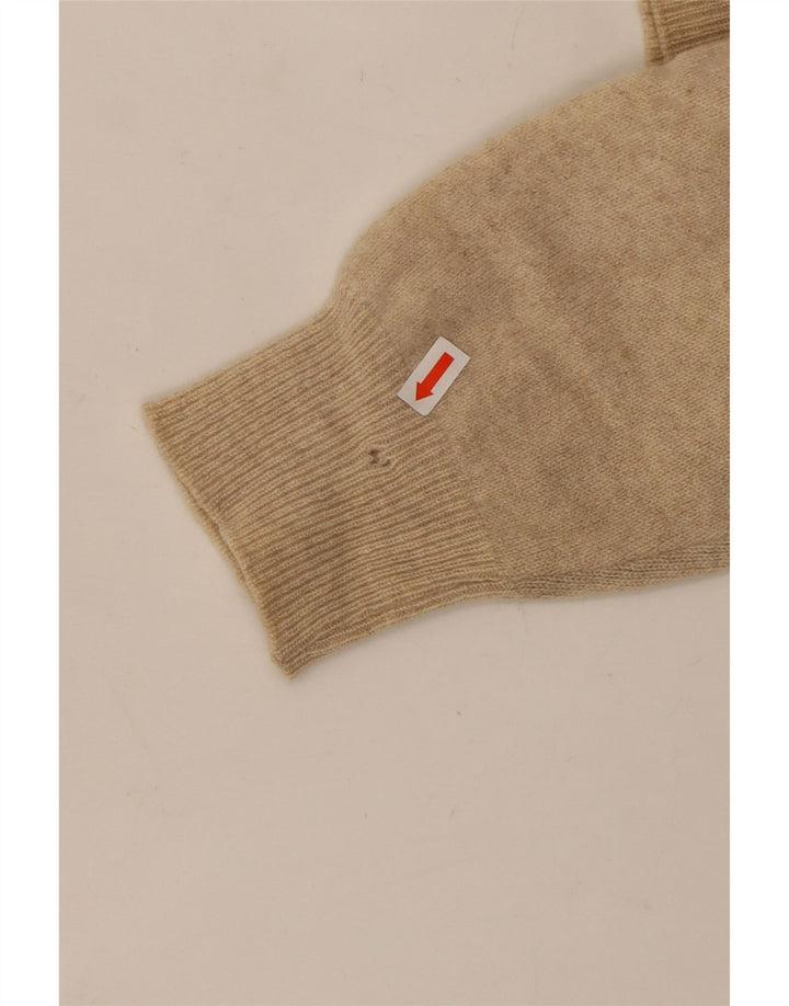 Benetton Jersey De Cuello Redondo Beige Medio
