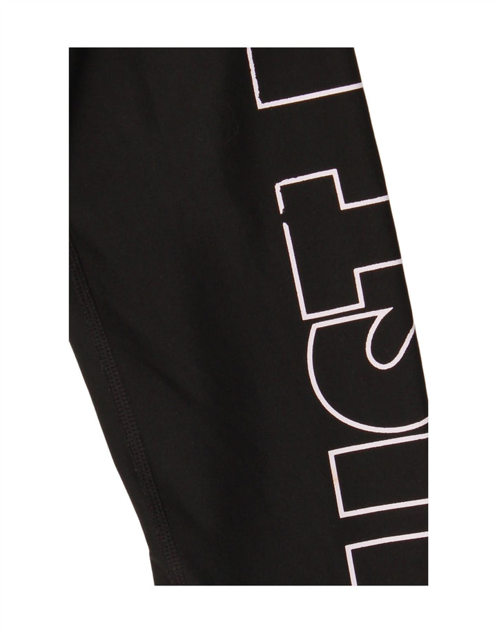 Nike Leggings Dri Fit Graphic para mujer UK 10 Pequeño Poliéster negro