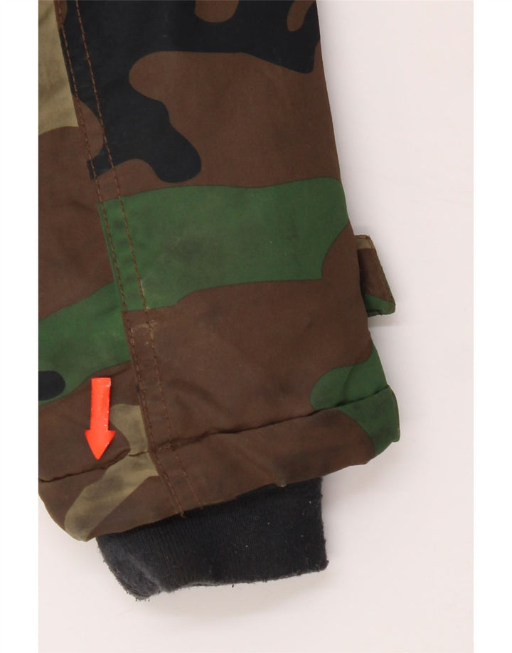 Zara Parka Niño Con Capucha 13-14 Años Multicolor Camuflaje