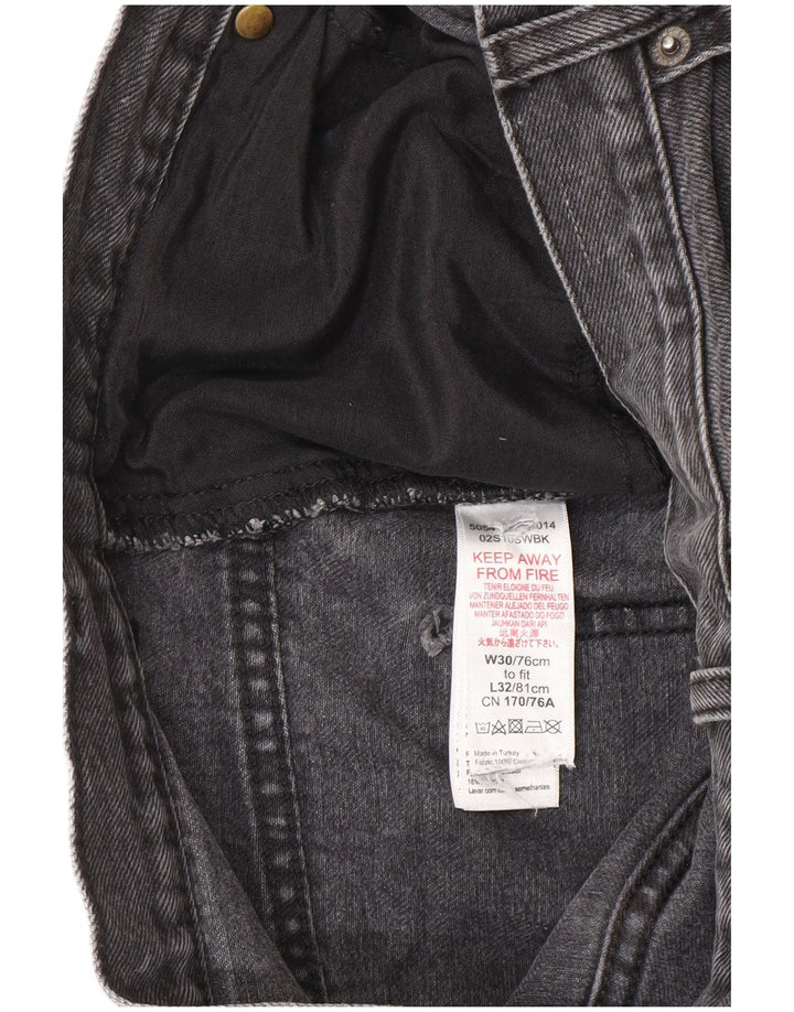 Vaqueros holgados y holgados para mujer Topshop W30 L32 Poliéster negro