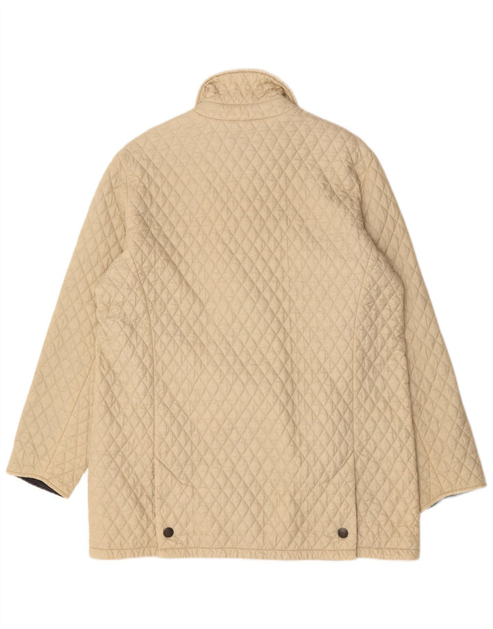 Barbour Abrigo acolchado para mujer Reino Unido 46 Grande Poliamida beige