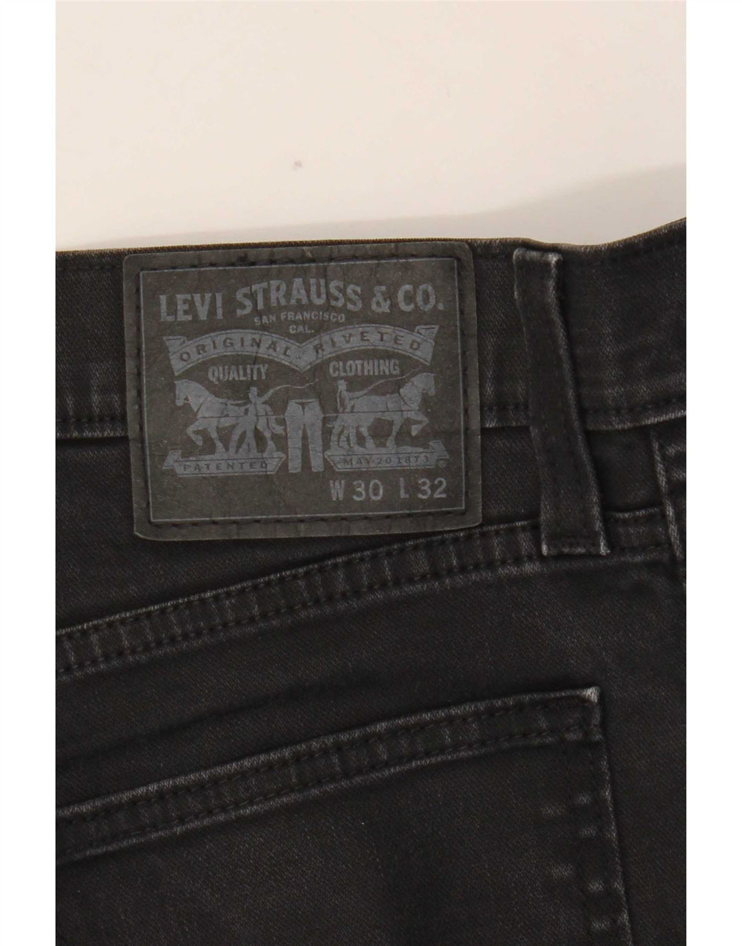 Levi's Vaqueros Slim Mujer W30 L29 Algodón Negro