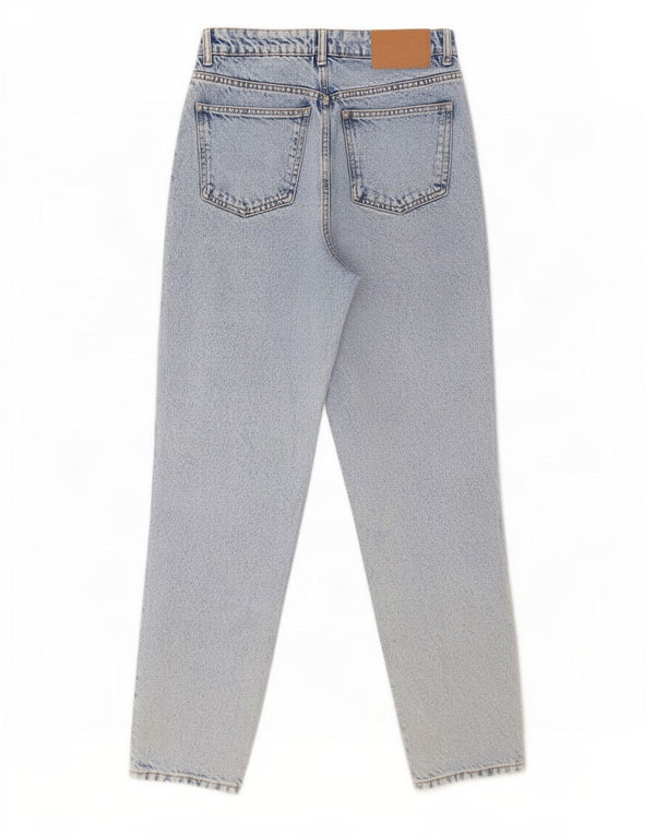 Zara Jeans De Cintura Alta Para Mujer EU 36 XS W26 L27 Algodón Azul