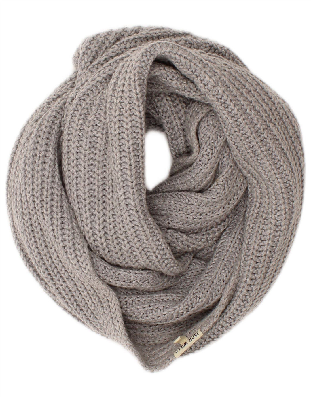 Jack Wills Bufanda de punto para mujer, talla única, gris