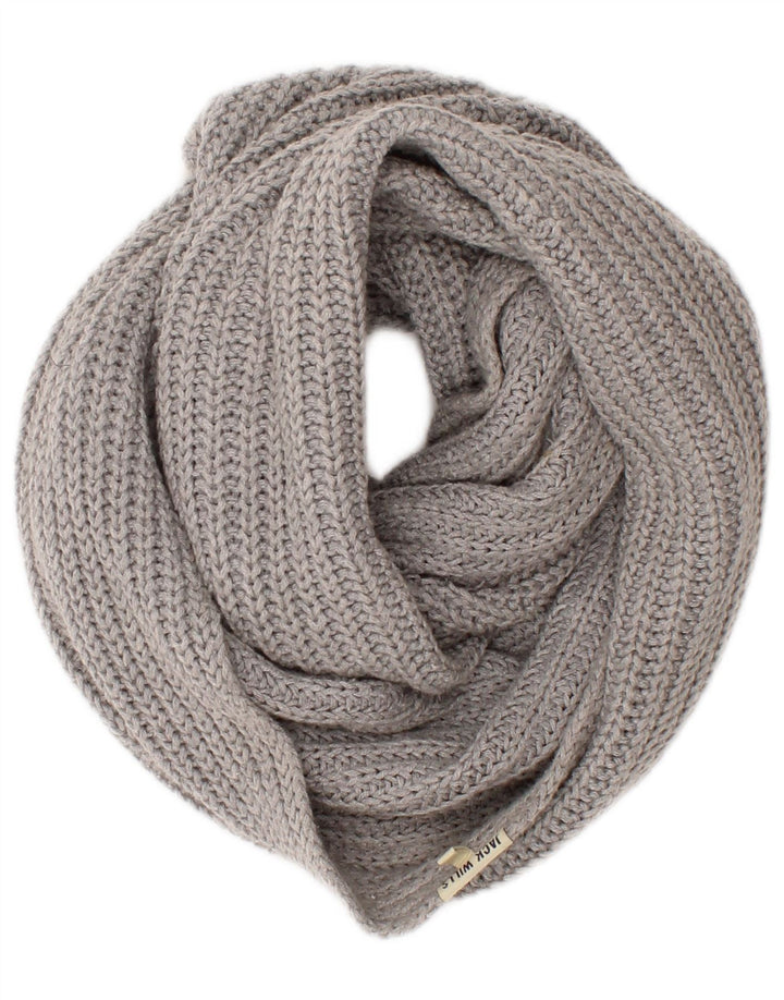 Jack Wills Bufanda de punto para mujer, talla única, gris