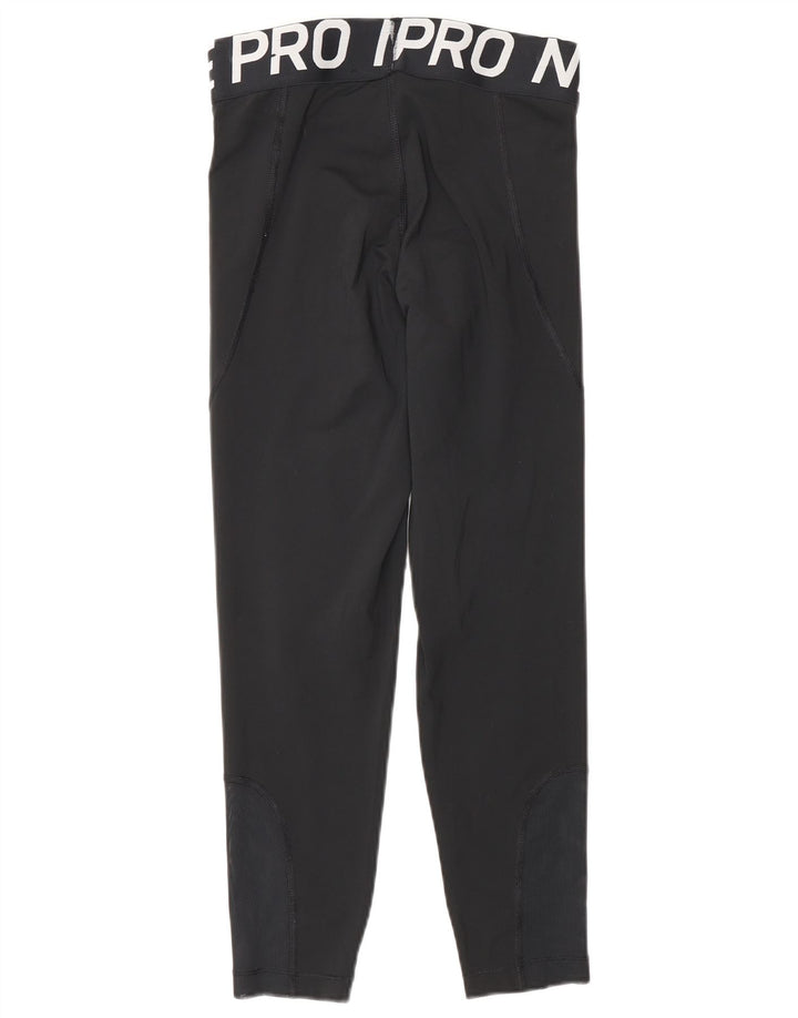 Nike Leggings gráficos para mujer pequeños deportivos de poliéster negro