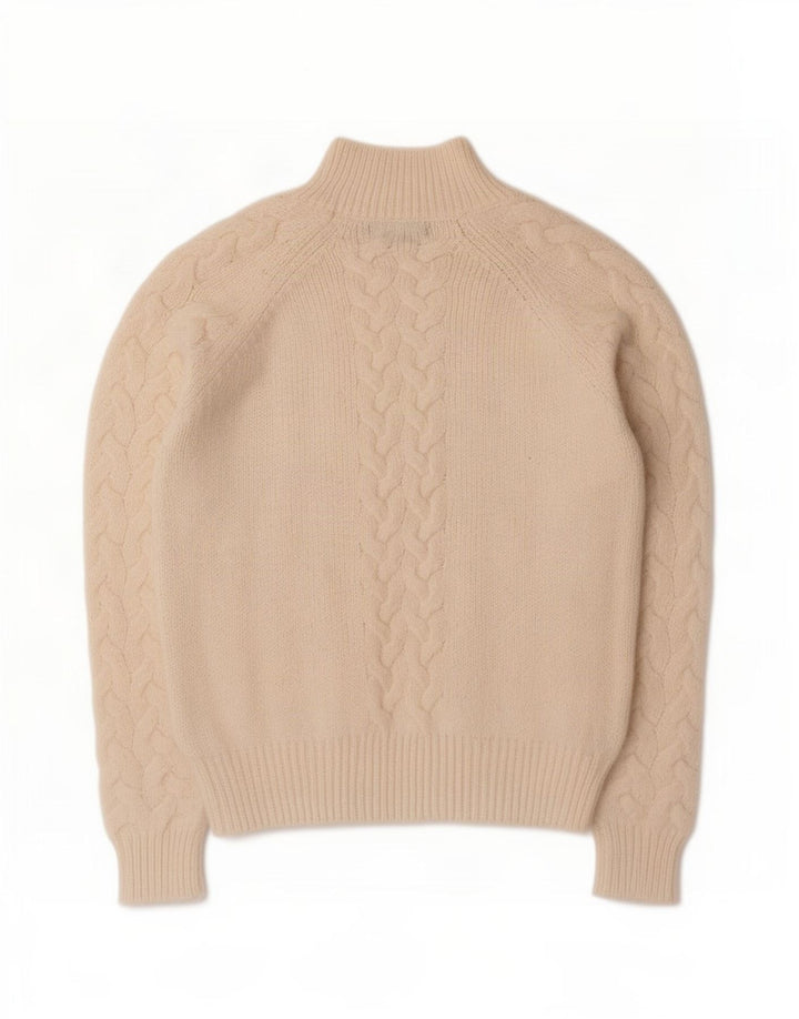Marks & Spencer Suéter con Cuello Alto para Mujer UK 44 Medium Beige