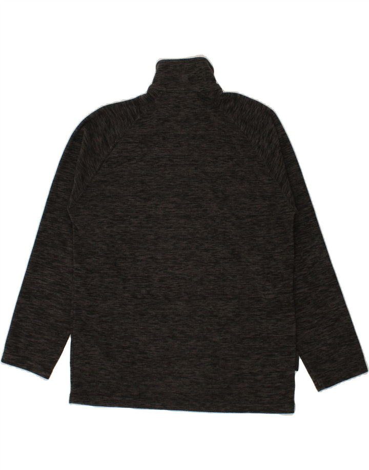 MOUNTAIN WAREHOUSE Mens Zip Neck Fleece Jumper Medium Grey Polyester Vintage Mountain Warehouse and Second-Hand Mountain Warehouse from Messina Hembry 