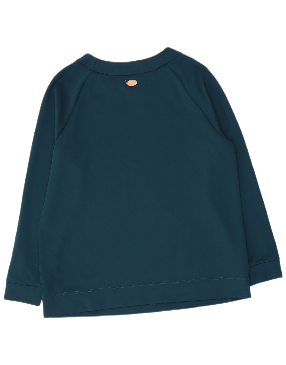 GATTINONI Sudadera gráfica para mujer Jersey UK 44 Grande Poliéster azul