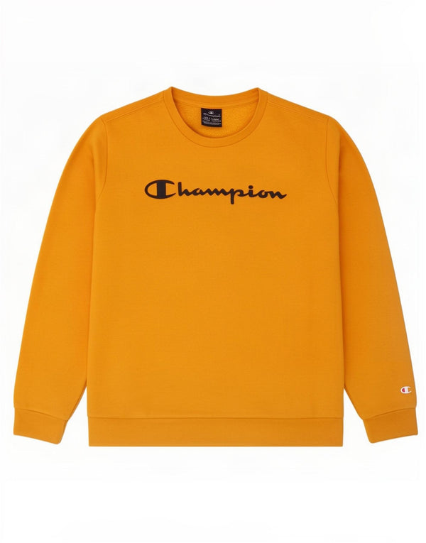 Champion Sudadera para niño Jumper 15-16 años 2XL Algodón Amarillo