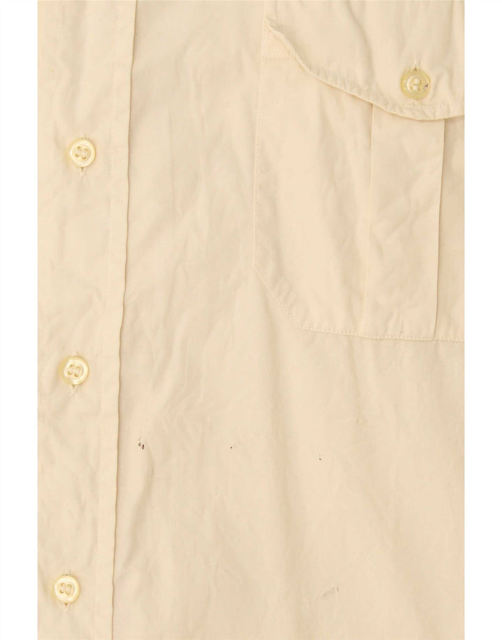 Napapijri Hombre Camisa Gráfica XL Off White