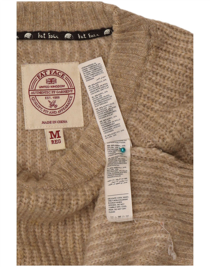 Jersey De Cuello Redondo Para Hombre Fat Face Acrílico Beige Medio