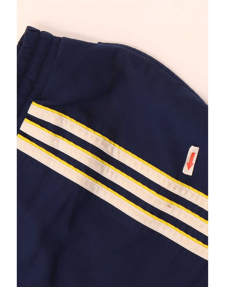 Adidas - Pantalones cortos deportivos para hombre, talla grande, poliéster, color azul marino
