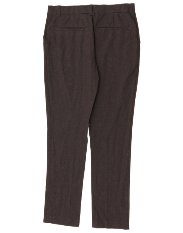 Marks & Spencer Pantalones de traje ajustados para niños 14-15 años W29 L29 Poliéster gris