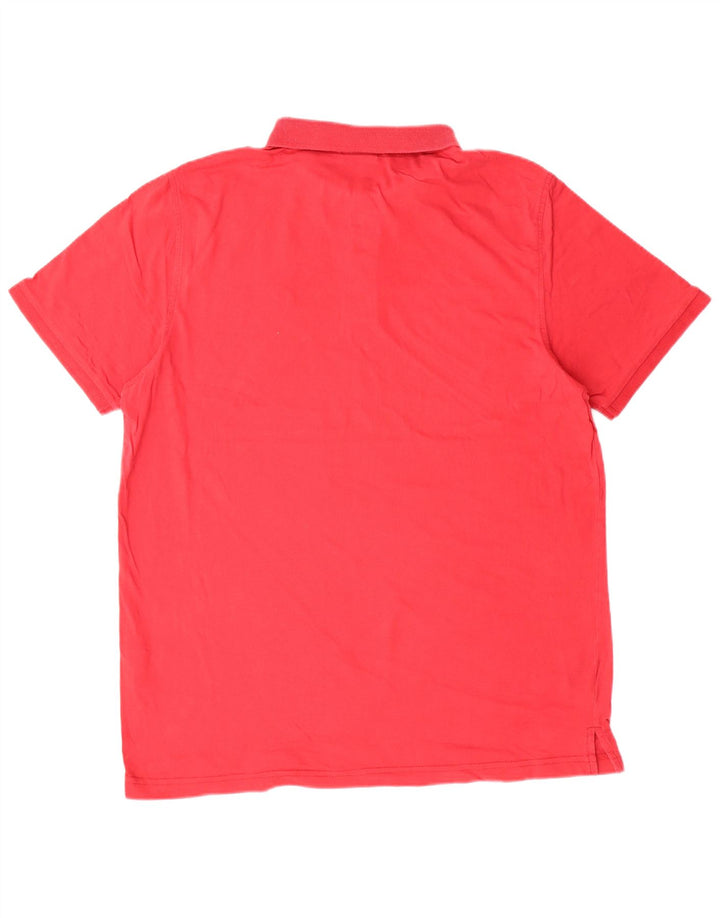 LOTTO Polo Hombre Grande Rojo Algodón