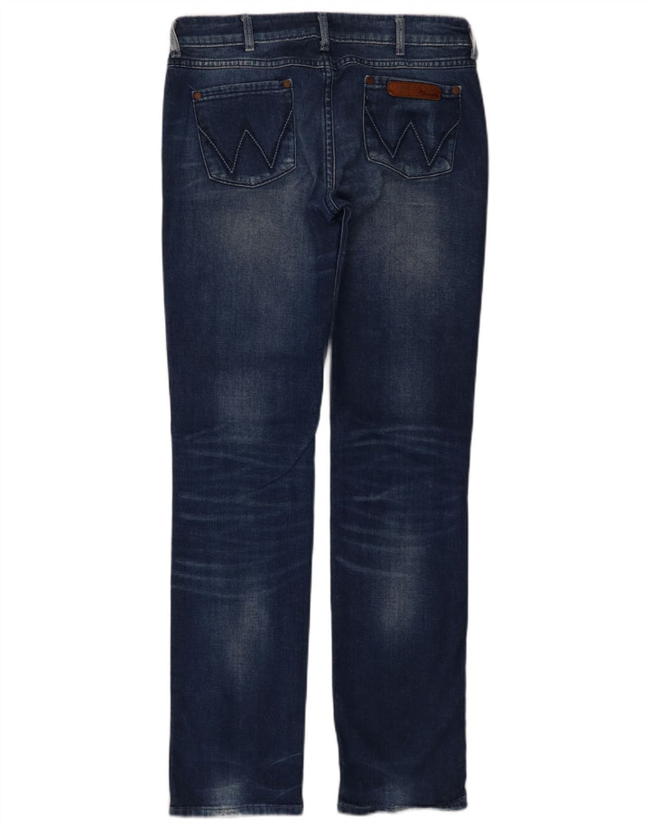 Vaqueros Wrangler Mujer Rectos W30 L32 Azul Algodón