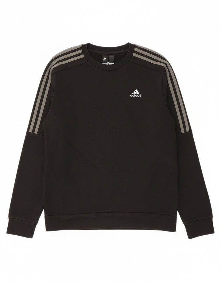 Adidas Hombre Sudadera Jumper Small Negro Algodón