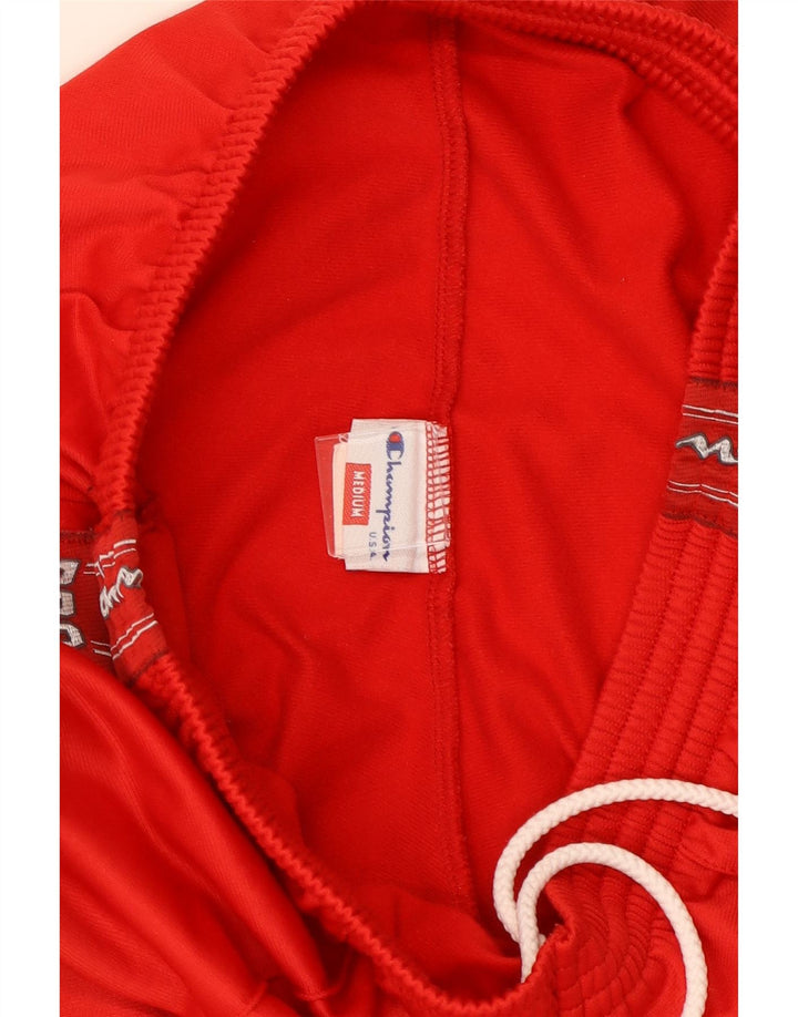 Champion Pantalones De Chándal Gráficos Para Hombre Poliéster Rojo Mediano