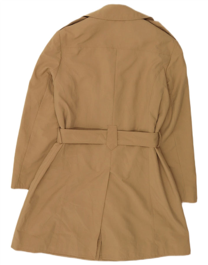 Marks & Spencer Gabardina pequeña para mujer UK 42 Poliéster caqui medio