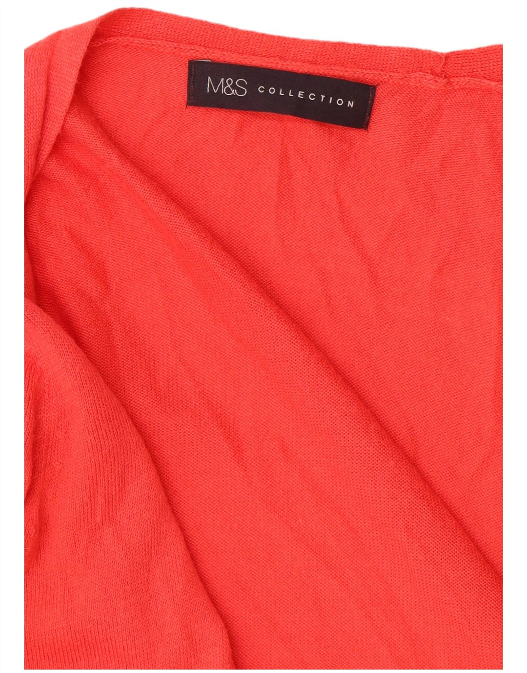 Marks & Spencer - Cárdigan abierto para mujer, talla 40, color rojo medio